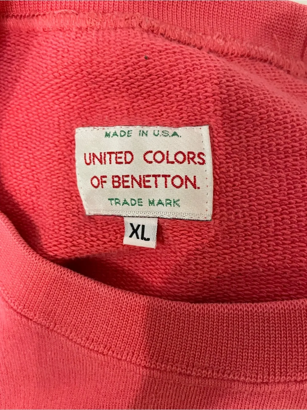 United Colors Of Benetton Women's Coral Crewneck Sweatshirt - Picture 3 of 3